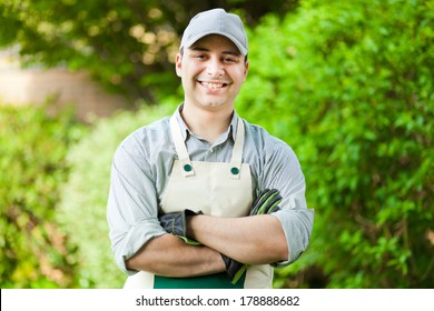 Portrait Of A Professional Gardener 