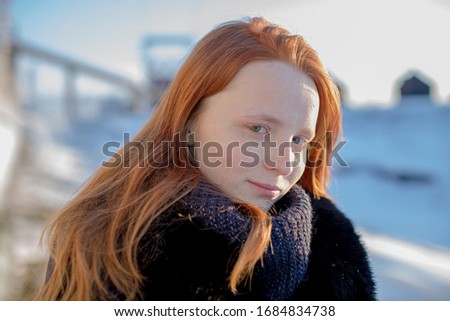 Similar – Image, Stock Photo winter Colour photo