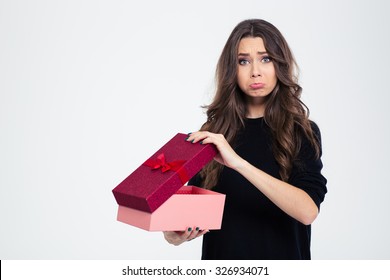 Image result for woman sad about bad gift