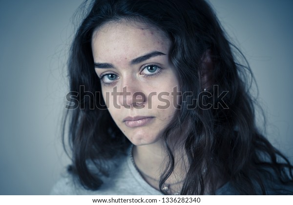 Young Teen Girl Facial