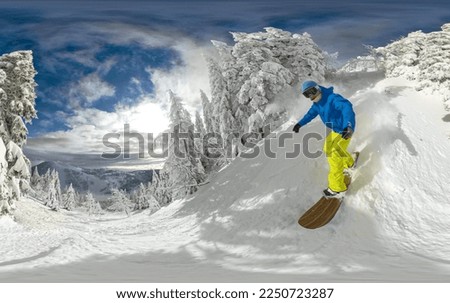 Similar – Image, Stock Photo deep snow intoxication