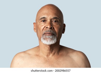 Portrait d'un afro-américain à moitié nu
