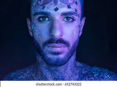 glitter man