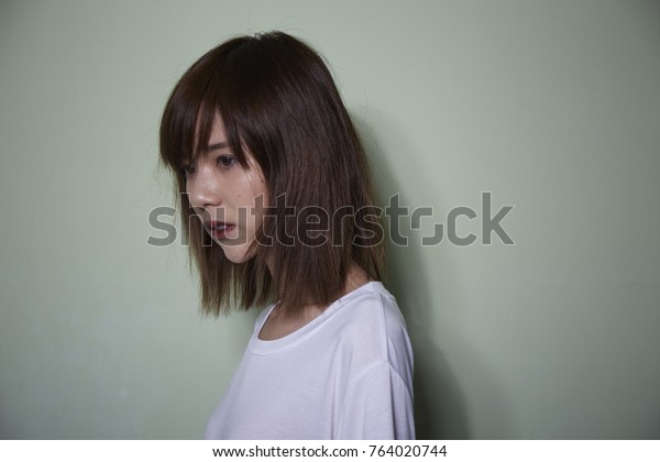 Portrait Short Hair Asian Girl On Stock Photo Edit Now 764020744