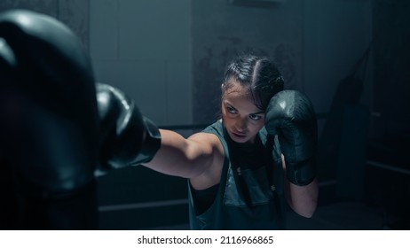 Portrait Shot Ethnic Badass Female Boxer Stock Photo (Edit Now) 2116966865