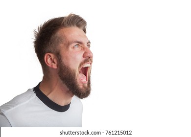 Portrait Of A Shouting Man