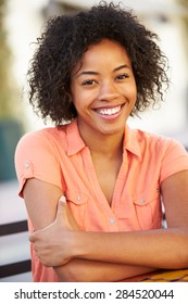 Portrait Of Smiling African American Woman