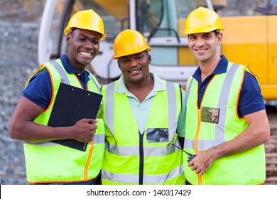 Portrait Of Smiling Construction Workers