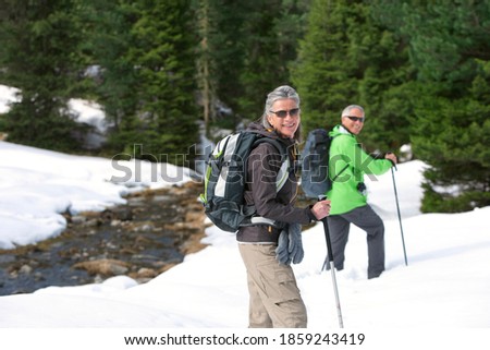 Similar – Image, Stock Photo hiking day Environment