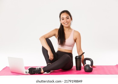 Portrait Smiling Cute Asian Fitness 260nw 2179198849 