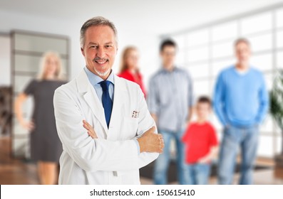 Portrait of a smiling family doctor