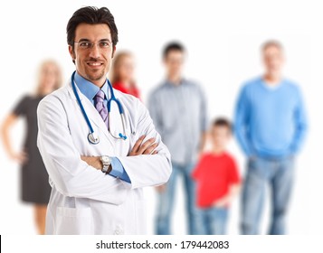Portrait of a smiling family doctor