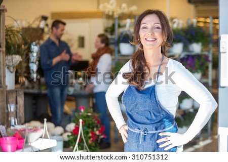 Similar – Image, Stock Photo Flower store (3)