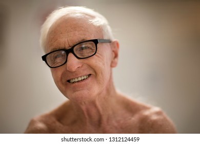 Portrait of a smiling senior man.