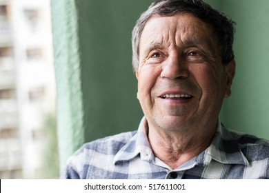 Portrait Of A Smiling Senior Man 