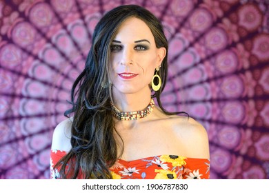 Portrait Of A Smiling Transgender Woman