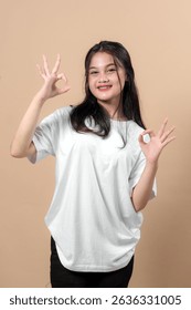 Retrato una mujer asiática