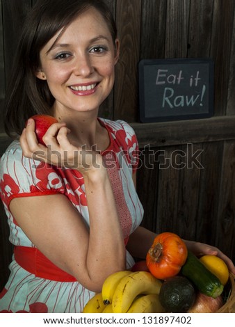 Similar – Image, Stock Photo Young smiling florist with a bouquet of ranunculus