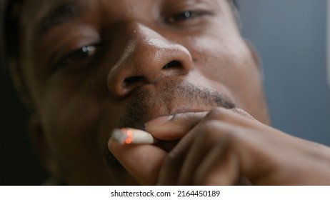 Portrait Smoking Black Skin Teenager Smoking Stock Photo Shutterstock