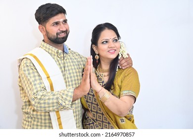 Portrait Of South Indian Couple Together