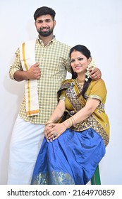 Portrait Of South Indian Couple Together