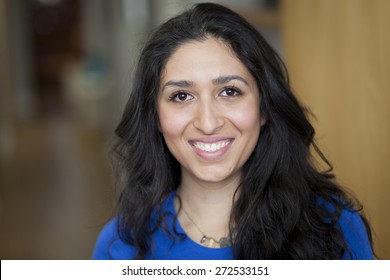 Portrait Of A Spanish Woman Smiling