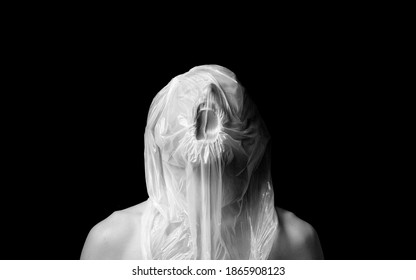 Portrait Strangulation, Plastic Bag On Head