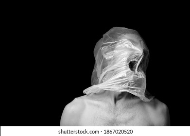 Portrait Strangulation, Plastic Bag On Head