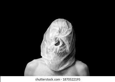 Portrait Strangulation, Plastic Bag On Head