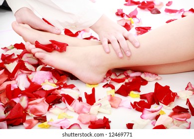 Portrait of a styled professional model. Theme: spa, healthcare, fashion