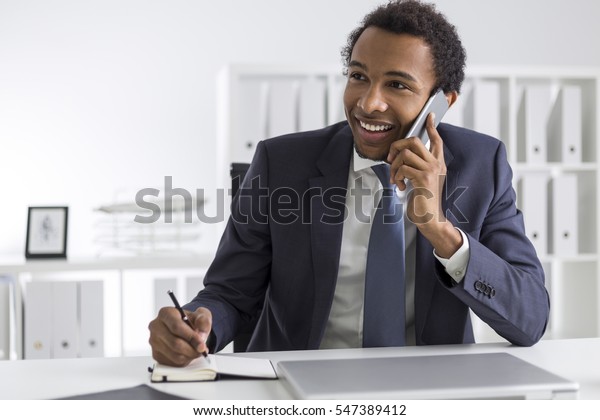 Portrait Successful African American Ceo He Stock Photo 547389412 ...