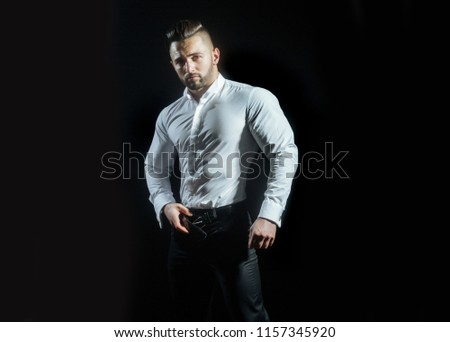 Cleared Black muscle men in uniforms Final, Black muscle men in uniforms