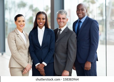 portrait of successful businesspeople team