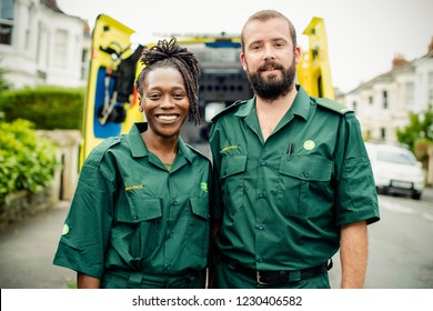 Portrait of a team of paramedics