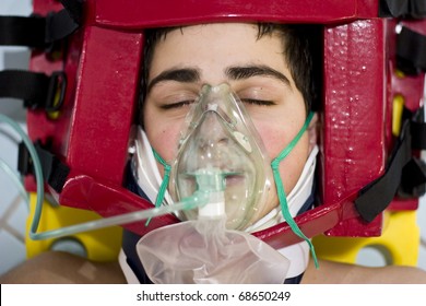 Portrait Teen Oxygen First Aid