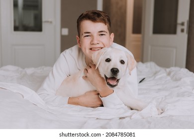 Teen Boy with Pet Images, Stock Photos & Vectors | Shutterstock