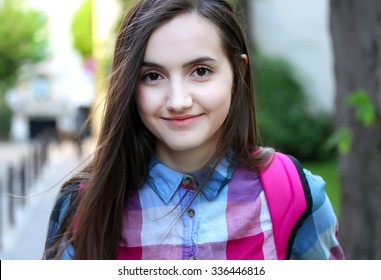 Portrait Of Teenage Girl 