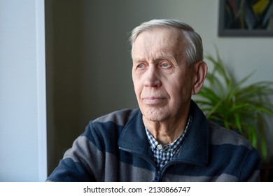 Portrait Thoughtful 80 Year Old Man Stock Photo 2130866747 | Shutterstock