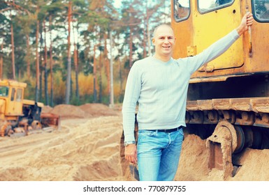 Portrait of tractor operator at workplace - Shutterstock ID 770879755