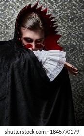 Portrait Traditional Vampire Aristocrat 19th Century Stock Photo ...