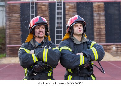 Portrait Two Heroic Fireman Stock Photo 639976012 | Shutterstock