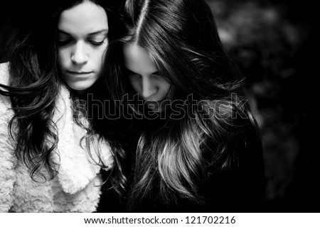 Similar – Image, Stock Photo twosome Feminine Woman