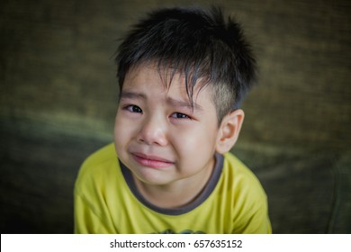 Portrait Unhappy Upset Crying Child Boy Stock Photo 657635152 ...