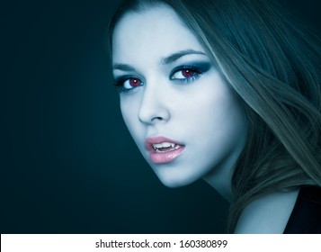 portrait of vampire woman