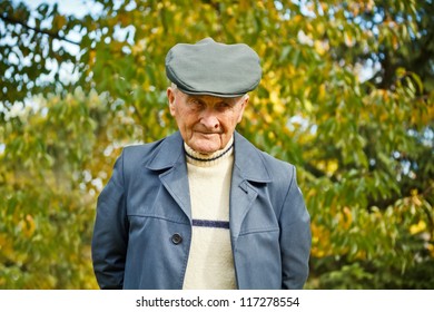 Portrait Of Very Old Man