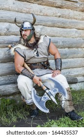 The Portrait Of The Viking With His Ax