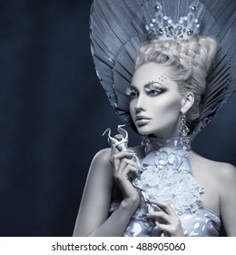 Portrait of winter queen