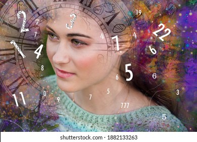 Portrait Of A Woman And Numerology
