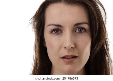 Portrait Woman Shot Studio Stock Photo Shutterstock