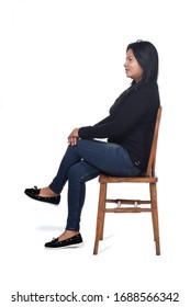 4,617 Women sitting on chair crossed legs Images, Stock Photos ...